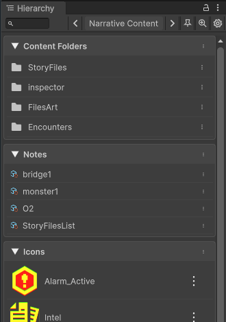 JumpDeck panel with pinned folders, notes, and icons